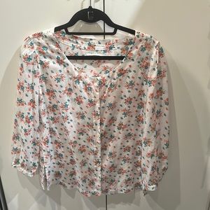 DOEN floral blouse.